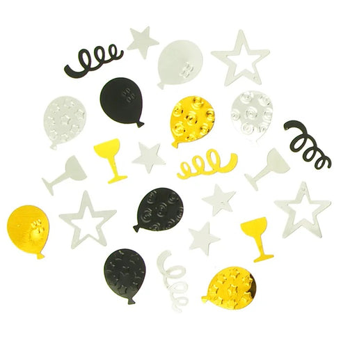 Black, Silver & Gold Triple Pack Scatters